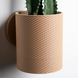 Straight Weave Planter with drip tray